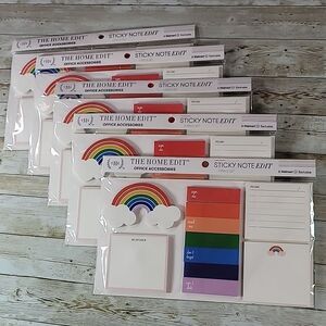 The Home Edit Sticky Note 11 Piece Set Multi-Color Paper Notes Flags‎ Rainbow 🌈